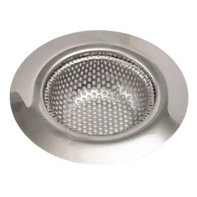 Ralo Pia Aço INOX 9 cm x 9 cm x 2 cm