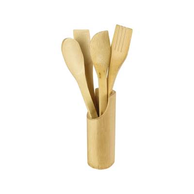 Kit 4 Peças Utensílios com Suporte 29X5,5cm