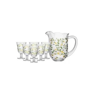 Conjunto 6 Peças Palmer Jarra 1,5L e 6 Tacas 230ml