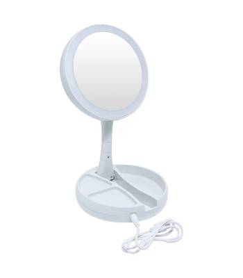 Espelho de Mesa Articulado LED USB 16cm