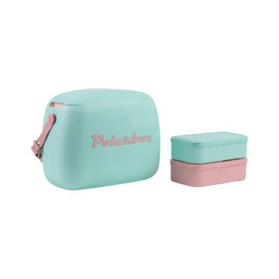 Polarbox Cooler 6 Litros Verde com Rosa