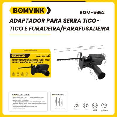 Adaptador para Serra Tico-Tico e Furadeira/Parafusadeir