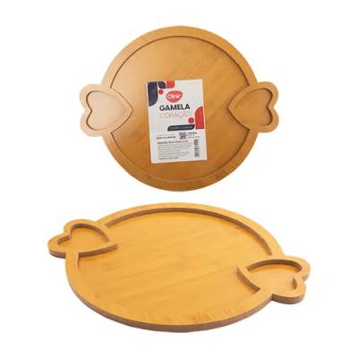 Gamela Coracão MDF 29 cm x 35 cm x 1,3 cm