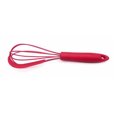 Batedor de Ovos Silicone Vermelho 26cm