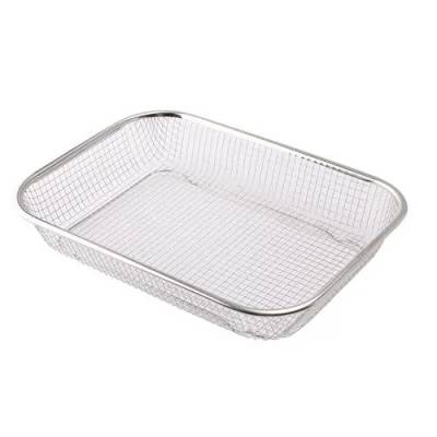 Cesto Organizador Aço INOX 29,5 cm x 21,7 cm x 5,4 cm
