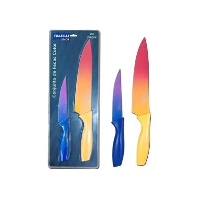 Conjunto de Facas Color 2 Peças
