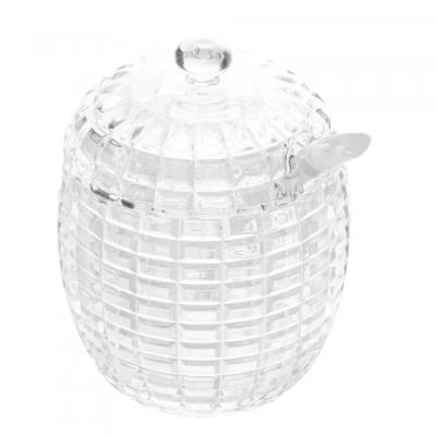 Açucareiro com Tampa e Colher Tress 210ml Cristal