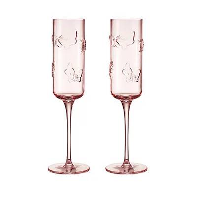 Taça Champagne Butterfly 220ml 2 Peças