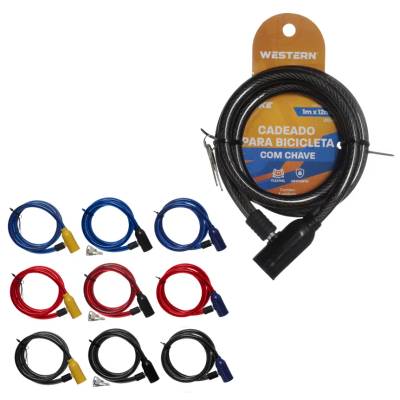Cadeado Flexível Bike 1m x 12mm