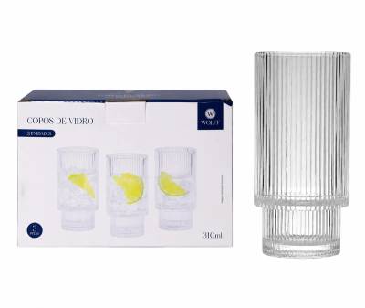 Copo 310ml 3 Pçs