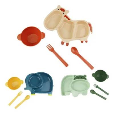 Conjunto Lanche Infantil Plástico 25 cm x 16 cm
