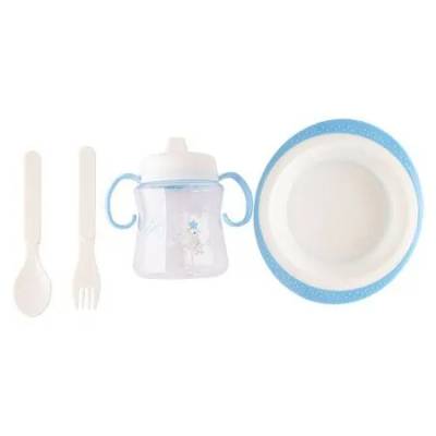 KIT 4 Pçs Papinha Plástico PP 14,5 cm x 13,5 cm x 3 cm