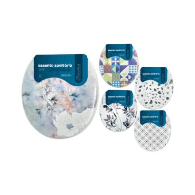 Assento Sanitario Almofadado Estampado