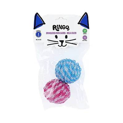 Brinquedo para Gato Bola Guizo 2 Peças