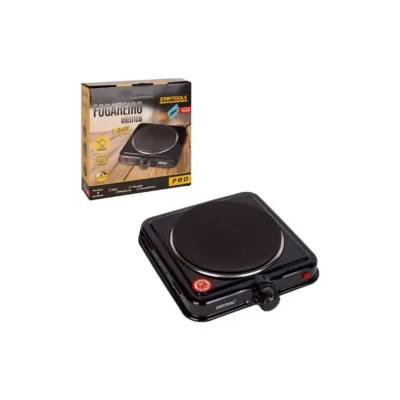 Fogareiro 220V Elétrico 1000W 1 Boca Chapa 50/60Hz