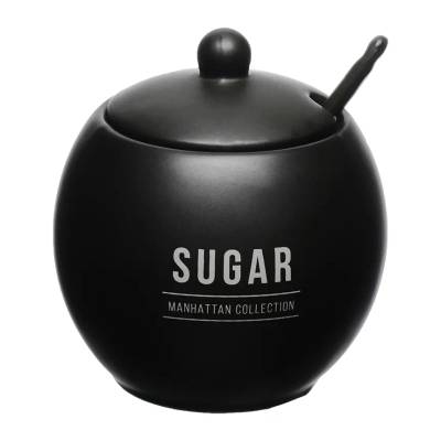 Açucareiro Manhã Preto 350ml