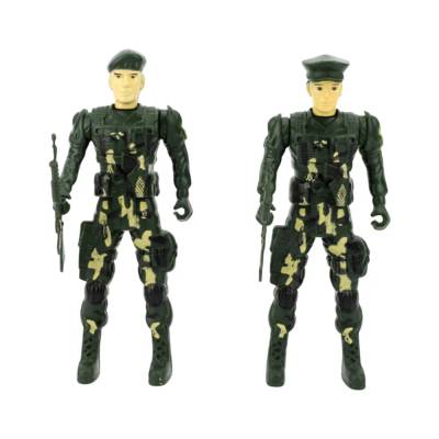 Boneco Militar Kit 2Pçs