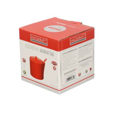 Açucareiro com Colher Manhã Vermelho 300ml