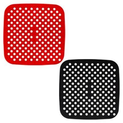 Tapete Cozimento Quadrado Fritadeira Elétrica Silicone 21 cm x 0,2 cm