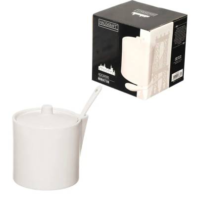 Açucareiro com Colher Manhã Branco 300ml