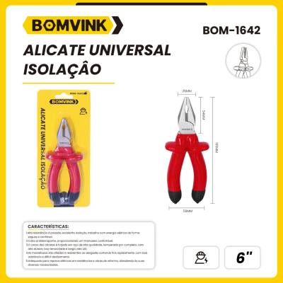 Alicate Universal Isolado