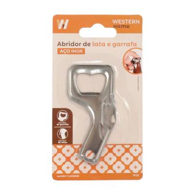 Abridor de Lata Garrafa Inox