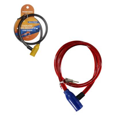 Cadeado Flexível Bike 80cm x 12mm