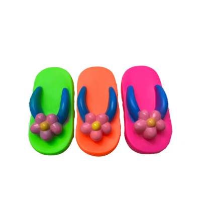 Brinquedo para Pet Chinelo Flor 12,5x5,5x3cm