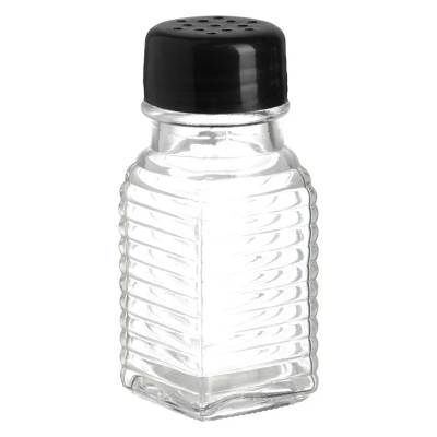 Saleiro/Pimenteiro Vidro Preto 90ml