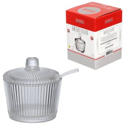 Açucareiro com Colher Vidro GFT 200ml