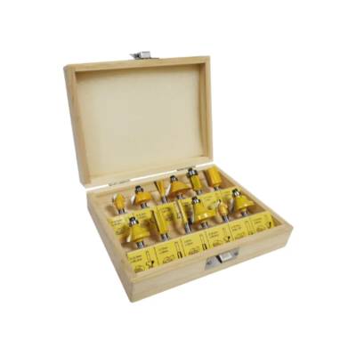 Kit Fresas para Madeira 12 Peças