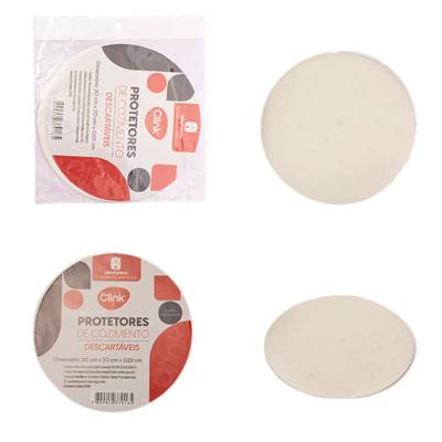KIT 50 Protetor Descartavel Fritadeira Papel 20 cm x 20 cm x 0,01 cm
