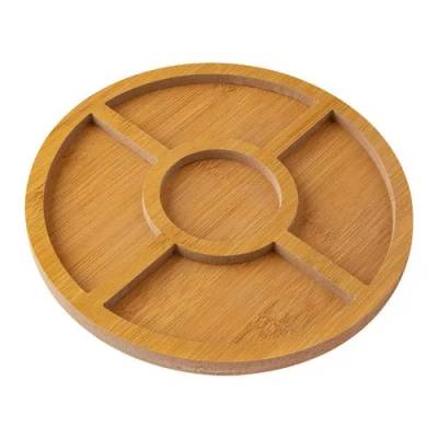 Gamela Redonda 5 Divisórias MDF 19,5 cm x 19,5 cm x 1,3 cm