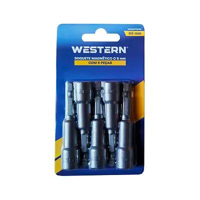 Soquete Magnético 5 Peças 8mm