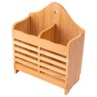 Porta Talheres Bambu 14,5 cm x 7 cm x 18,5 cm