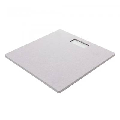 Balança Digital Corporal 28cm x 28cm Cinza Pedra Diatomita
