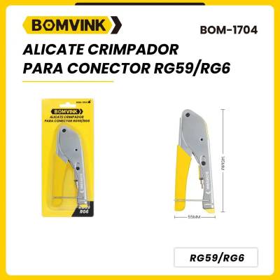 Alicate Crimpador para Conector RG59/RG6