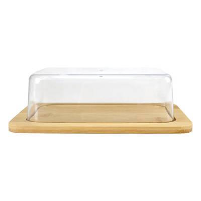Mantegueira Em Bambu com Tampa 20X13X6,4cm