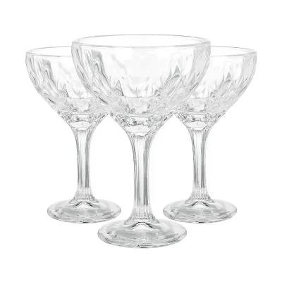 Conjunto de Taças 3 Peças 250ml 15,5X10,3X6,3cm