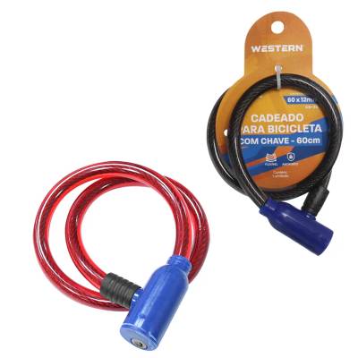 Cadeado Flexível Bike 60cm x 12mm